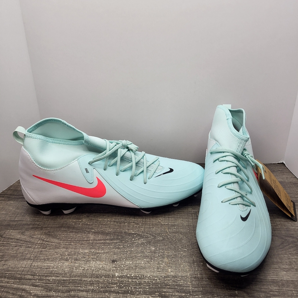 Nike Phantom Luna 2 Club MG 'Mint Atomic Red' Soccer Cleats Men’s Size 13 New